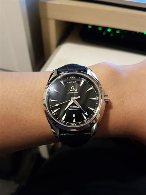 omega aqua terra day date.